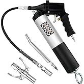Heavy Duty Professional Pneumatic Grease Gun Air Operated with Nozzle, Fully Automatic with 14.5 Oz Continuous Cycle
