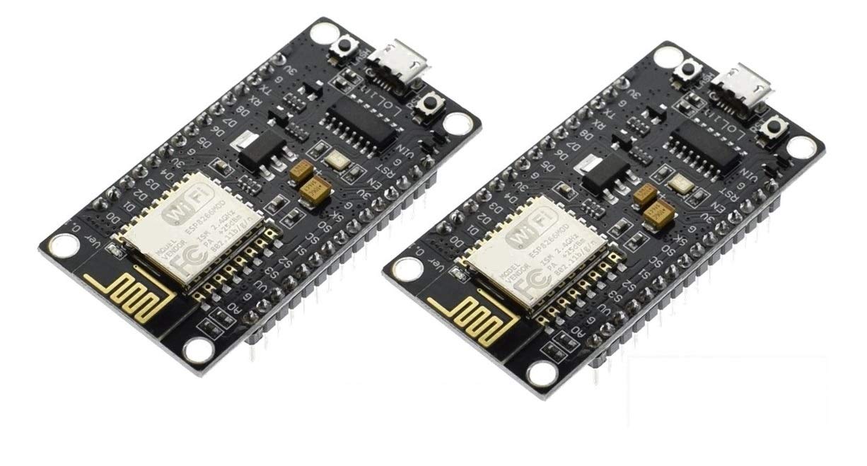 TECNOIOT 2PCS NodeMcu V3 WeMos WiFi Wireless Module CH340 Development Board ESP8266 ESP12E