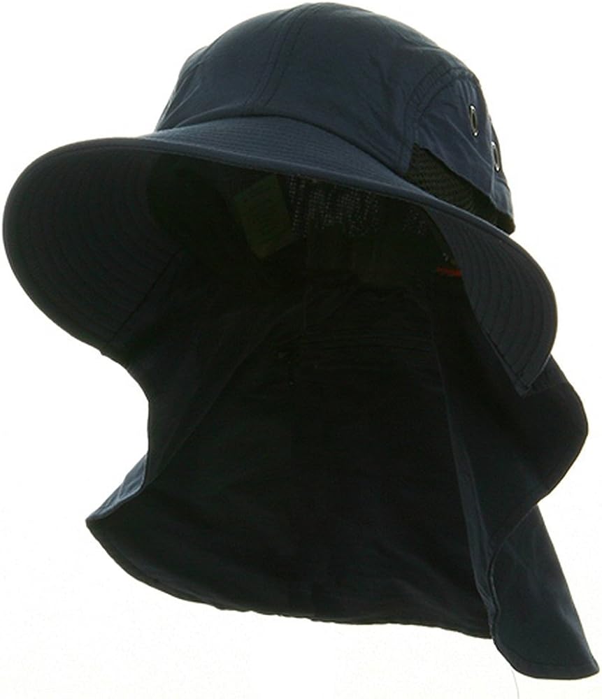 hat with neck cape