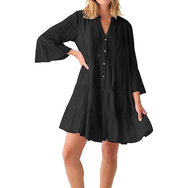 ワンピース Viera Pintuck Tiered Dress Viera Pintuck Tiered Dress