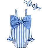 Mioglrie Toddler Baby Girl Swimsuit Infant Bathing Suits Summer Beach Swim Suit Newborn One Piece Swimwear for Girls