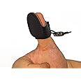 KURUGEILI Soft Leather Archery Thumb Ring Thumb Thumb Guard for Traditional Bow Thumb Protector Guard for Mongolian Reurve Bow Finger Tab Shooting Glove