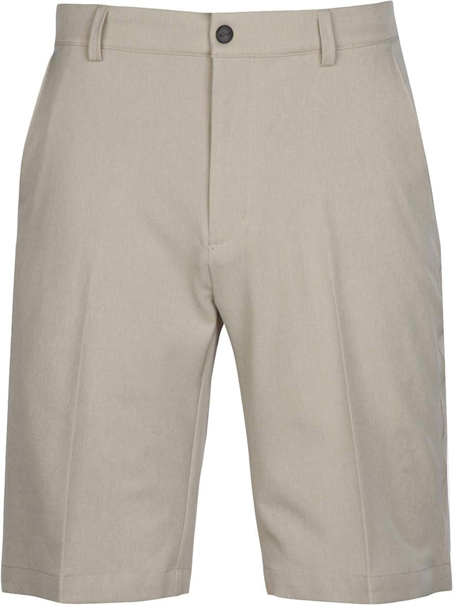 Greg Norman Men's Heathered Classic Pro-fit Short