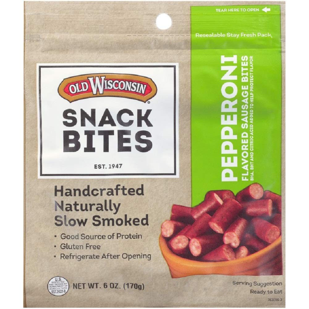 Old Wisconsin Snack Sticks, Beef, 5Ounce Package