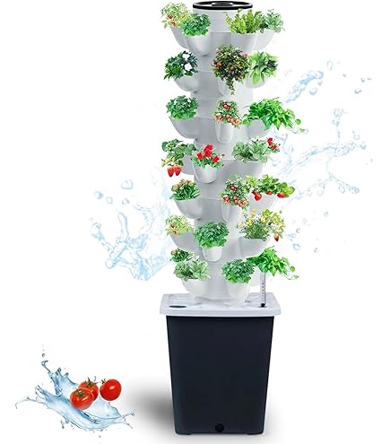 Amazon.com : ZXMT Hydroponics Tower Growing System,Vertical