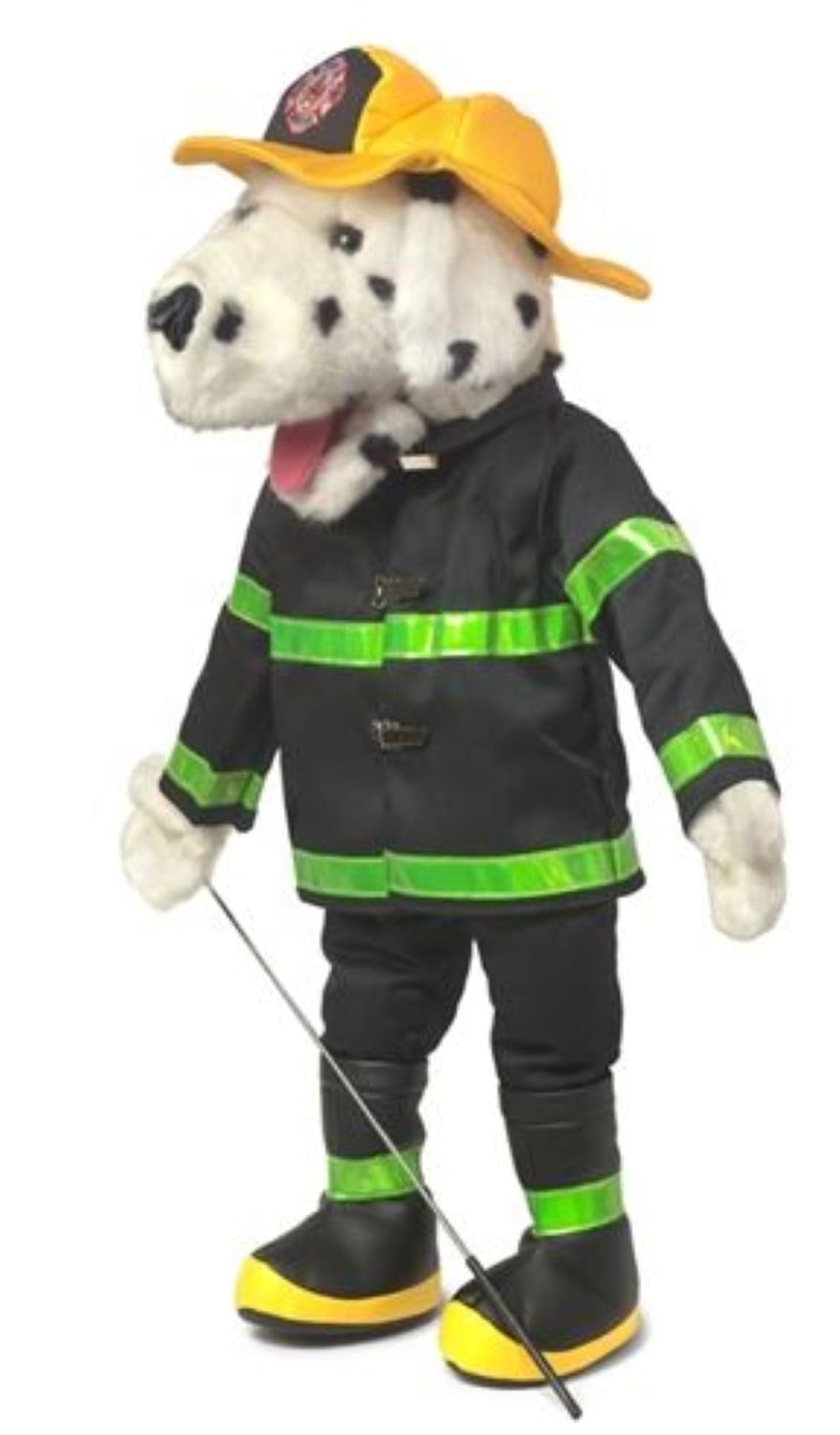 Silly Puppets 25" Dalmatian Firefigher, Firedog, Full Body, Ventriloquist Style, Animal Puppet