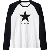 Official David Bowie Music Rock Star Logo Raglan Baseball Tee