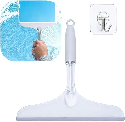 TreeLen Shower Door Squeegee, Silicone/Rubber Blade, No Rusting Parts