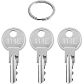 114E File Cabinet Keys Replacement for HON File Cabinets,114E Universal File Replacement Keys for HON Office Furniture &amp; Desk Drawers - 3 Pack