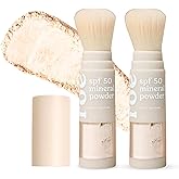 Roe Wellness- Kids SPF 50 Brush On Mineral Sunscreen Powder EWG Certified, Non-Toxic, Reef-Friendly, Easy to Apply for Kids, Babies & Parents (2Pack)