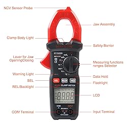 Digital Clamp Meter, Multimeter 6000Counts Volt