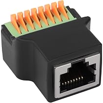 Adaptateur DB9 Femelle Vers Bornes à Sertir (9 Broches) - Sans Soudure - Pour Extension Port Série RS232/485/422 - 12