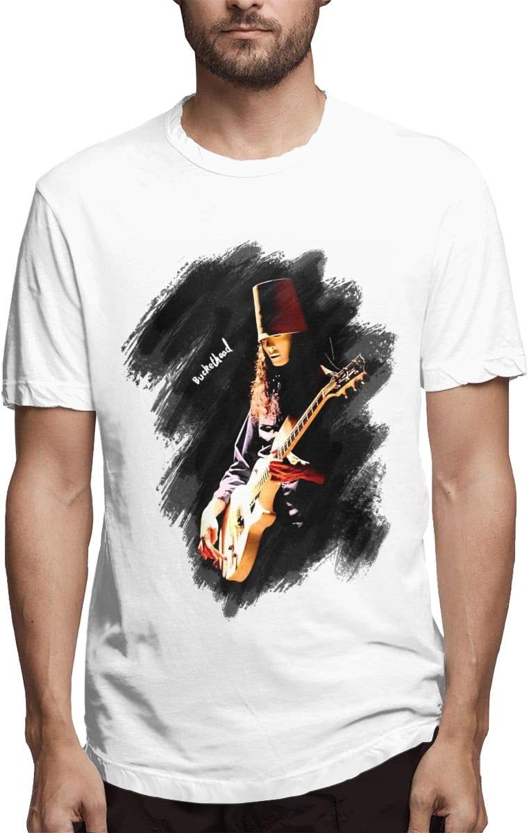 Buckethead Men Youth Men's Pop Short Sleeves T Shirt Tees Black