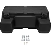 TCMT 96L ATV Trunk Rear Storag Box Passenger Seat Rack Cargo Trunk Box Luggage Tail Helmet Box Black