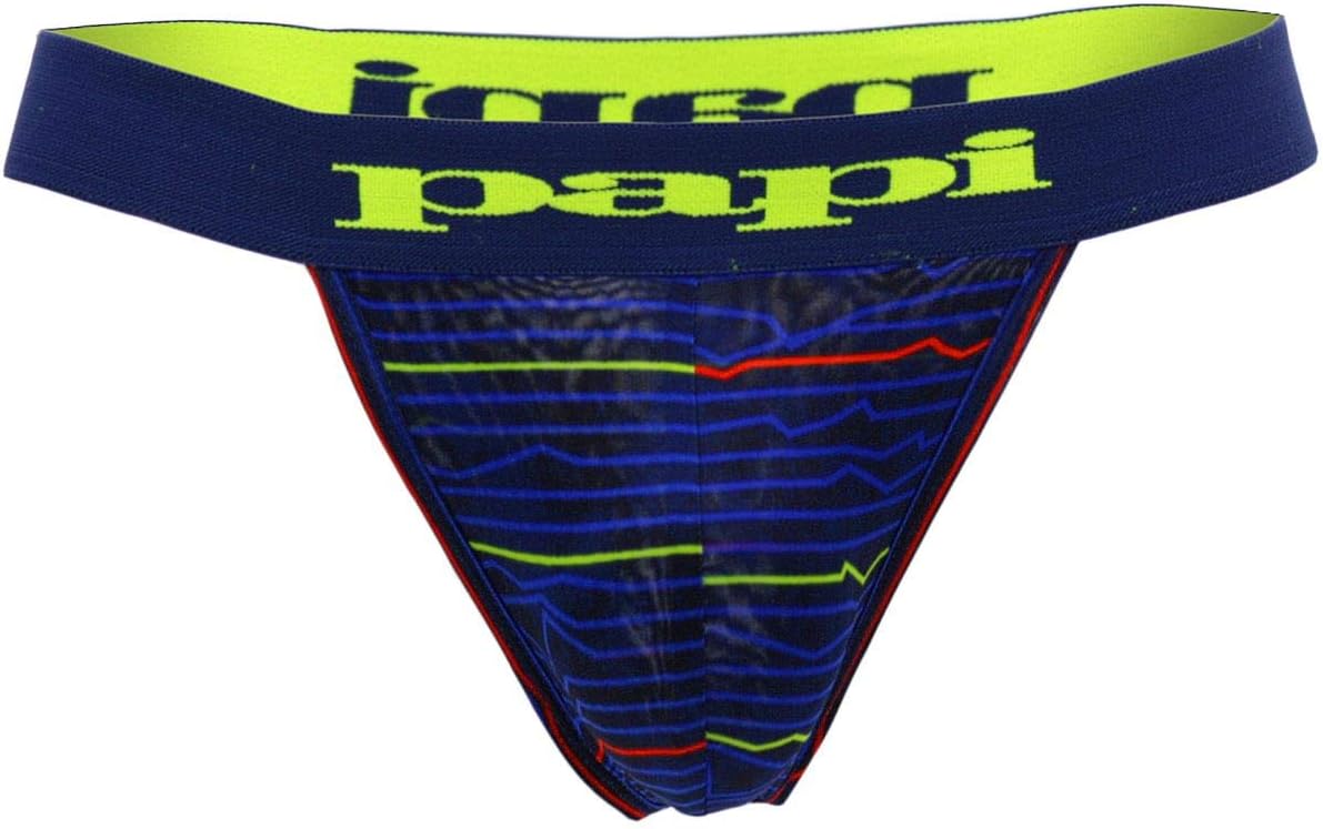 papi 626929 Men's Striped Thong