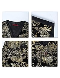 Cloudstyle - Chaleco para hombre con botones, para baile de graduación