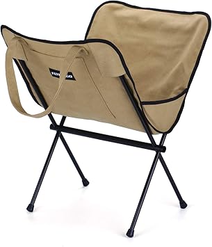 Amazon Flyflygo 薪バッグ 薪スタンドのセット 薪キャリー スタンド 薪置き ストック キャンプ 焚火 コンパクト収納 カーキ Flyflygo 収納 キャリーケース