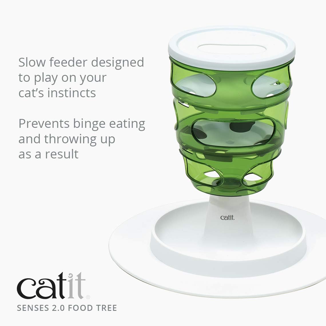 Catit Senses 2.0 Food Tree – Interactive Cat Toy : Outdoor And Patio Products : Pet Supplies