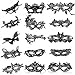 Anyumocz 15 Pcs Sexy Black Lace Masquerade Party Masks Venetian Masquerade Mask