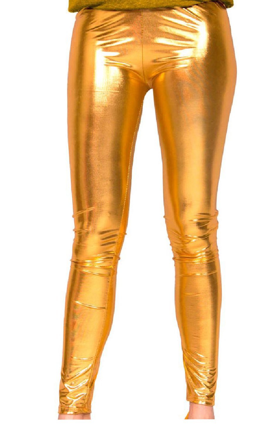 Folat - Metallic Look Legging - Gold - Talla L-XL