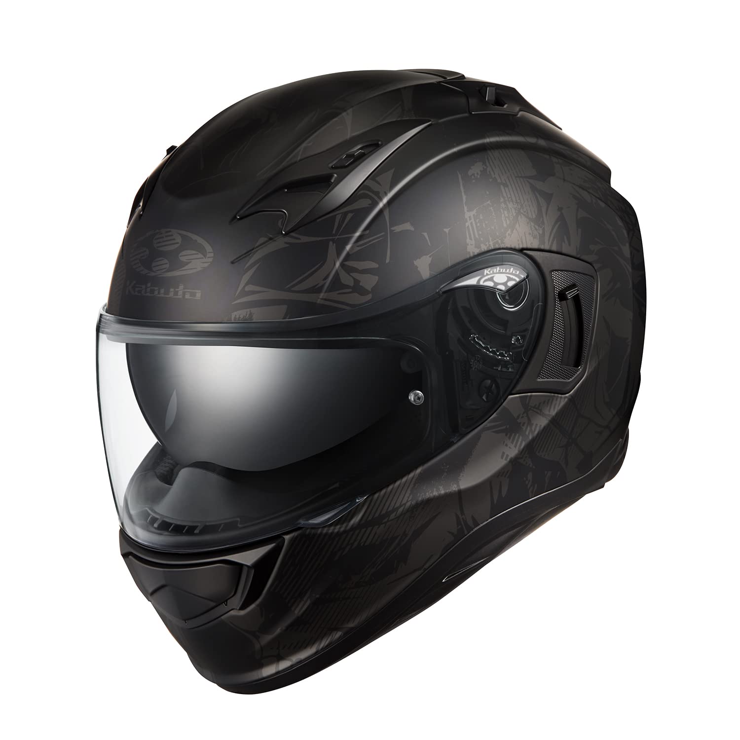 オージーケーカブト(OGK KABUTO)バイクヘルメット フルフェイス KAMUI3 TRUTH(トゥルース) フラットブラックグレー (サイズ:XL)商品画像