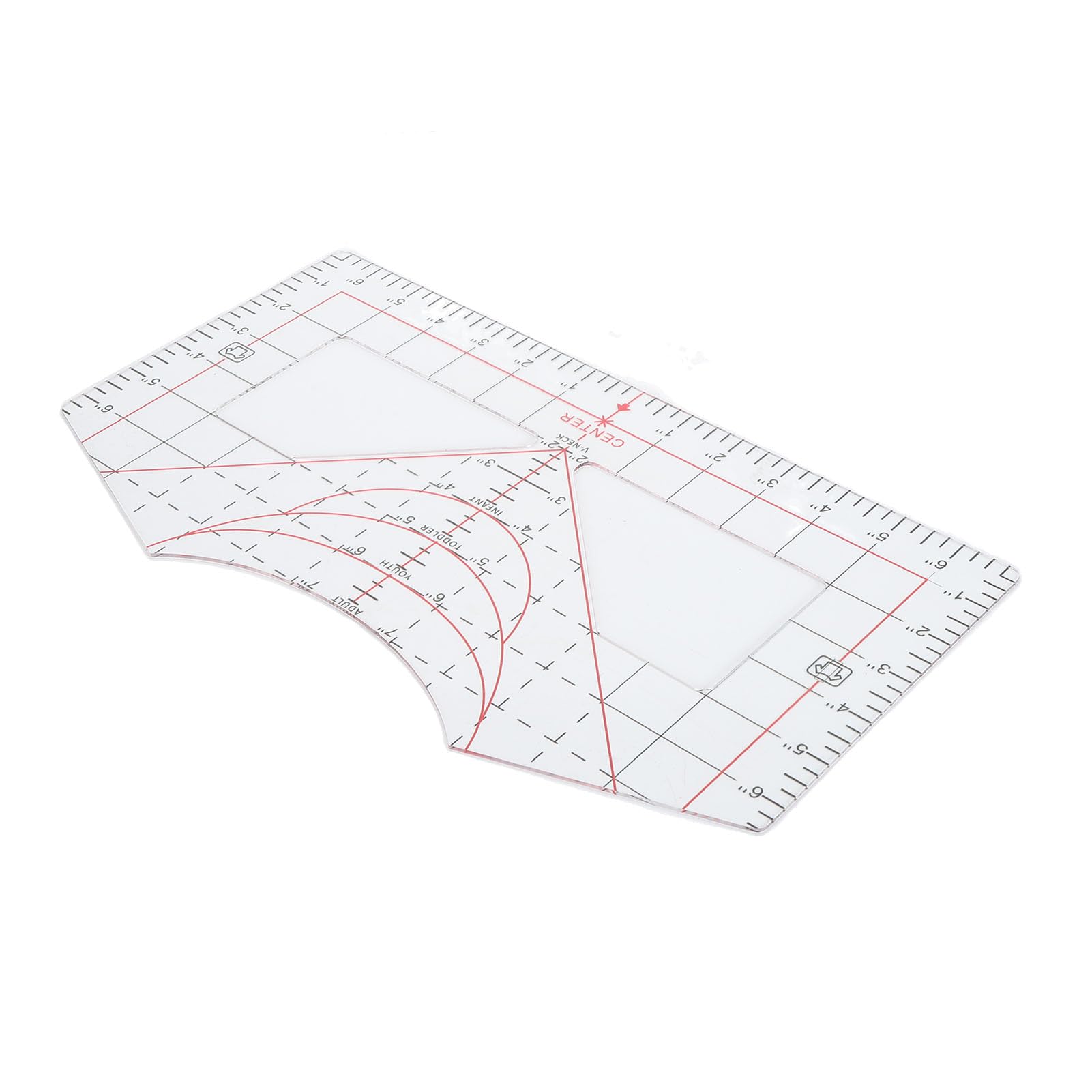 T Shirt Ruler Guide for Vinyl Alignment T Shirt Ruler Guide Measurement Tool Center Design Tee Measurement Template for Heat Press Alignment Tool Sewing Supplies