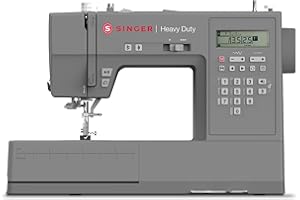 SINGER | HD6700 Electronic Heavy Duty Sewing Machine with 411 Stitch Applications - Sewing Made Easy, Large