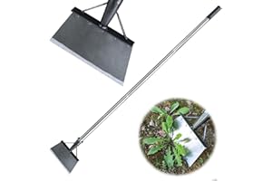 HRADHOL Multifunctional Garden Shovel - 56.4" Stainless Steel Cleaning Shovel for Walkway, Sidewalk Scraping, Weeding, Digging, Snow Removal
