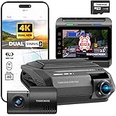 THINKWARE ARC900 2CH 4K HDR Dual Dash Cam Front and Rear - 4K+2K STARVIS 2, Super Night Vision 4.0, Low Power Parking Mode, 3.5" IPS Touchscreen, 5GHz Wi-Fi, GPS (64GB MicroSD & Hardwiring Cable Incl)