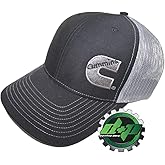 Dodge Cummins Richardson Ball Cap hat Black w/Gray Summer mesh snap Back