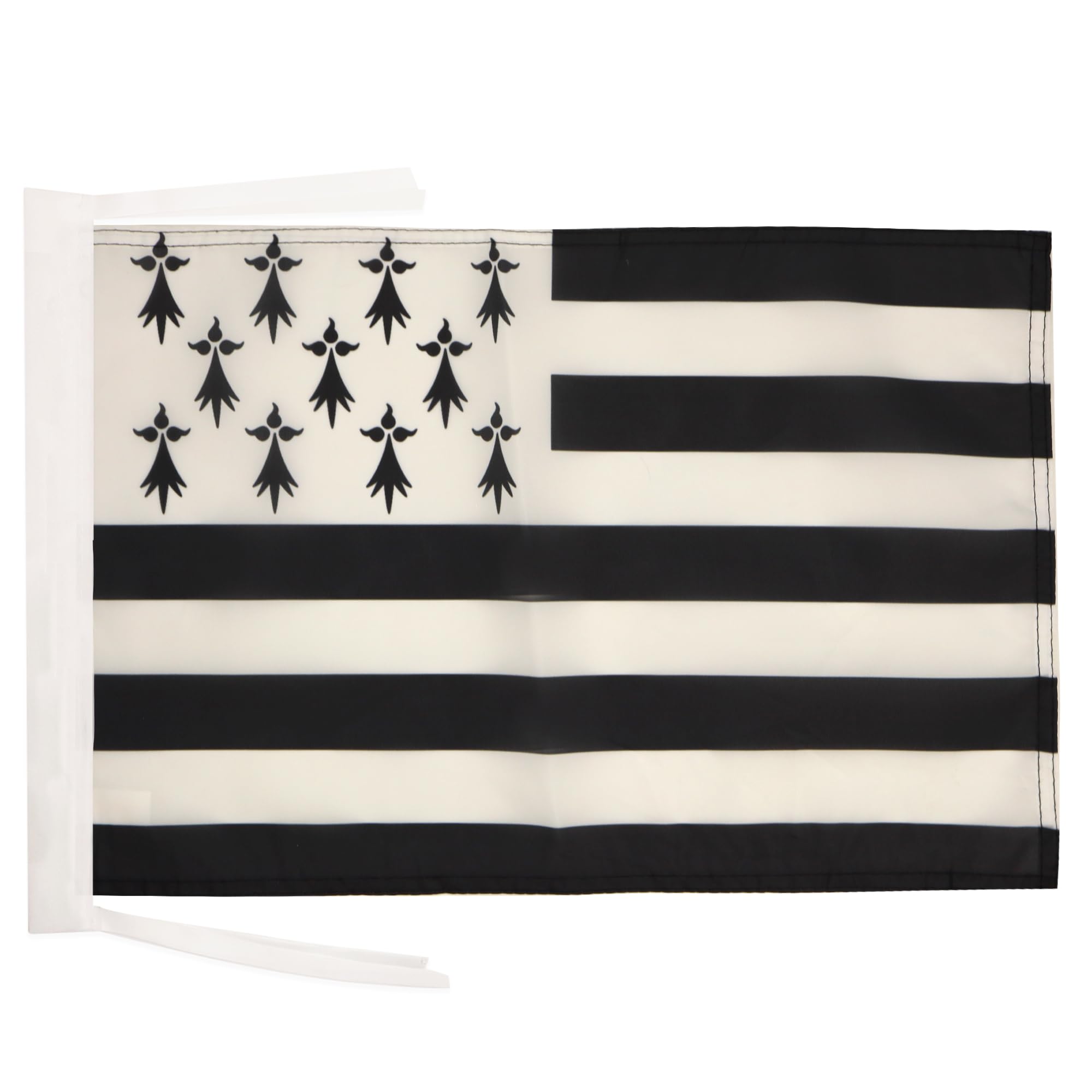 AZ FLAG - Brittany alternative Flag - 18'' x 12'' - 100% Polyester breton Small Banner with Two Cords - Fade Resistant - Vivid Colors - 18x12 in - 45x30 Cm — image 1