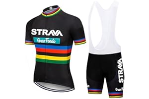 X-CQREG Cycling Jersey Men Set Bib Shorts Set Summer Mountain Bike Bicycle Suit Anti-UV Bicycle Team Racing Uniform Clothes