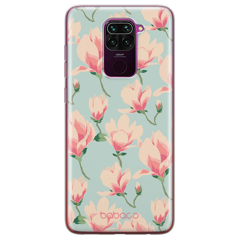 Babaco ERT GROUP mobile phone case for Xiaomi REDMI NOTE 9 original and officially Licensed pattern Flowers 016 optimally adapted to the shape of the mobile phone, case made of TPU
