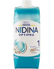 Nestlé Nidina OPTIPRO 1 HM-O dalla Nascita Latte per Lattanti Liquido, 12 Brick da 500 ml