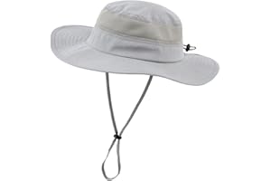 Connectyle Kids Wide Brim Sun Hat for Toddler Boys Girls Breathable Bucket Hat for Fishing Hiking UPF 50+ Protection Sun Hat