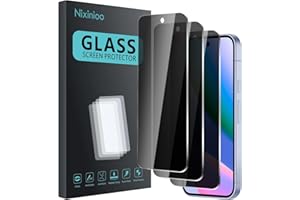 3 Pack Privacy Screen Protector for Google Pixel 10/10 Pro, Anti Spy Tempered Glass 9H Hardness, Black Protector Anti Spy, Bu