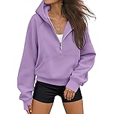 AUTOMET Womens Hoodies Fleece Fall Fashion Outfits Workout Sweatshirts Y2k Winter Zip Up Jackets Oversized Tops Clothes 2026