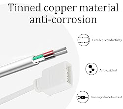 HCFeng 4 Pins Y-Splitter Cable 4 Pin Y Splitter 4