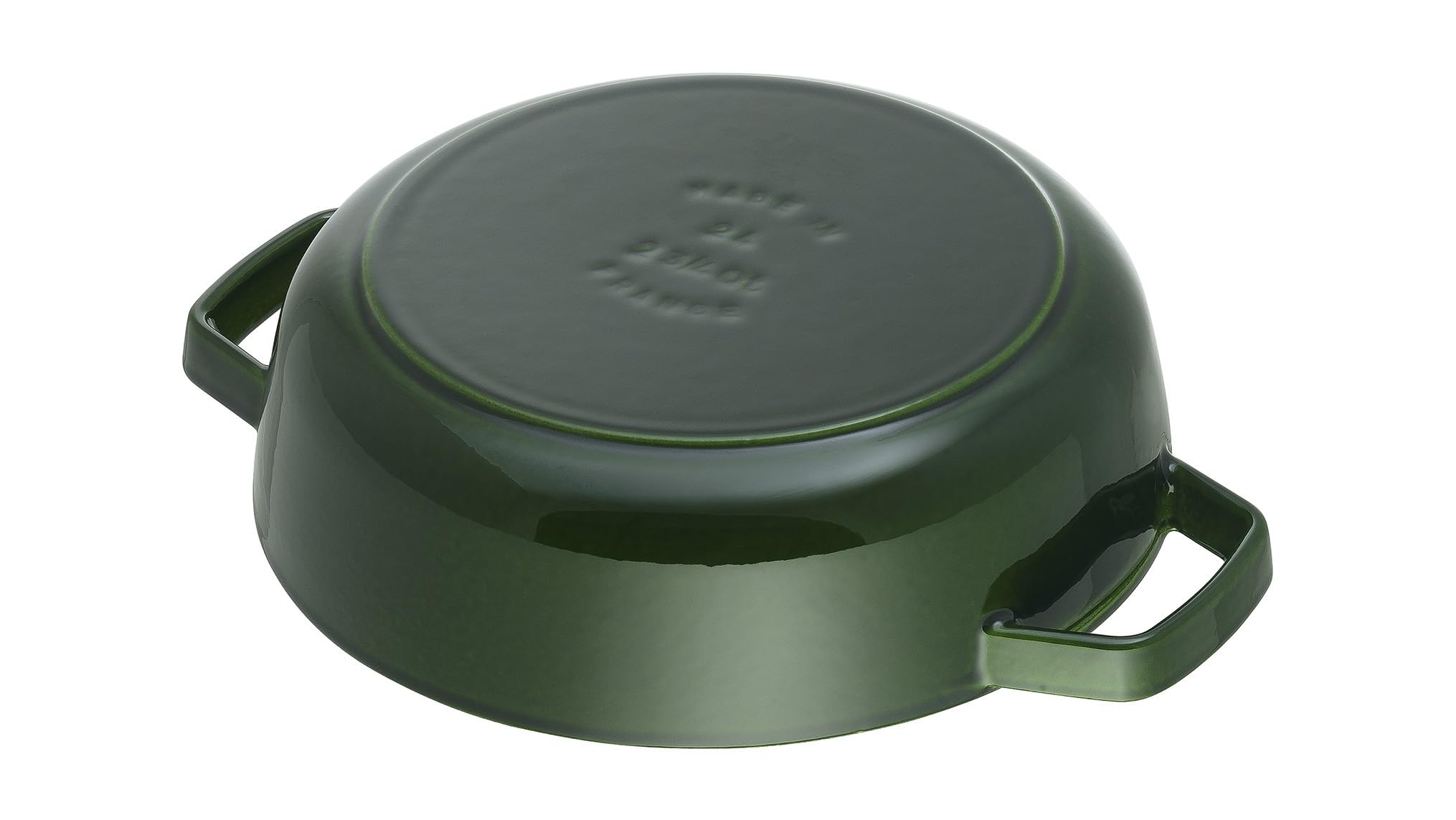 Staub Braiser 40511-478 Saute Pan, Basil Green, 11.0 inches (28 cm), Large, Both Handed, Enameled Pot, Shallow Type, Sukiyaki, Induction Compatible, Japanese Authentic Product