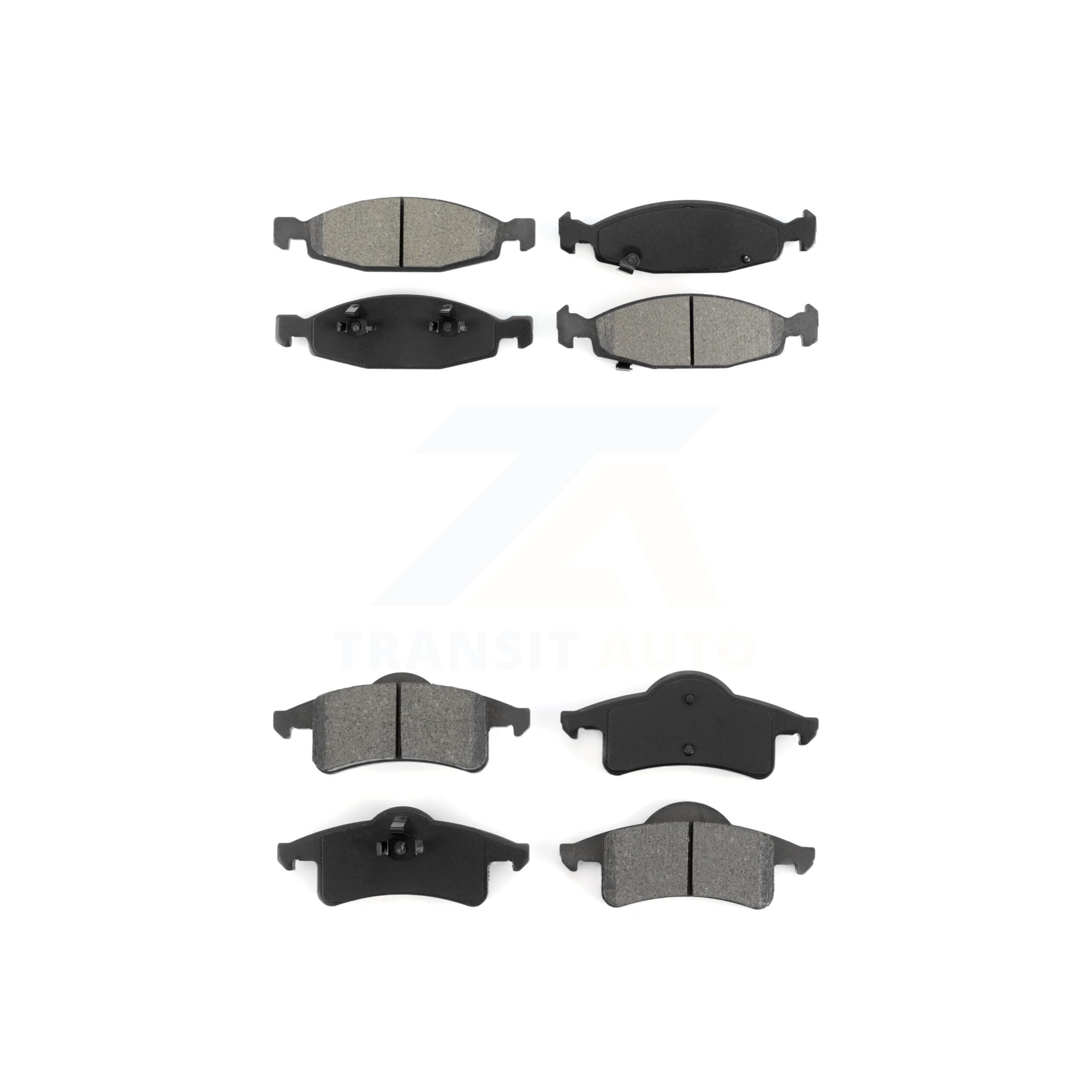 SIM Front Rear Semi-Metallic Brake Pads Kit
