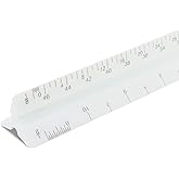 Pacific Arc Architect Economy Scale Ruler, Divided by : 1/16th inch, 3/32 inch, 1/8 inch, 3/16 inch, 1/4 inch, 3/8 inch, 1/2 