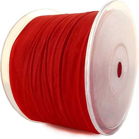 Red Ribbon 2 Inch Thick Wide Satin 20 Yards Double Faced Ribbon Roll For Gift Wrapping Wedding Details Home Decorating Crafts Projects Amazon Ca Home Kitchen
