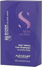Alfaparf Milano Semi di Lino Blonde Anti-Yellow Sulfate Free Low Shampoo 250 ml view 8