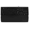 CHERRY MX 1.0 Wired Mechanical Keyboard with MX Red Silent Switches - with Palm Rest for Ergonomic Quiet Typing Experience. Full Size with Number Pad