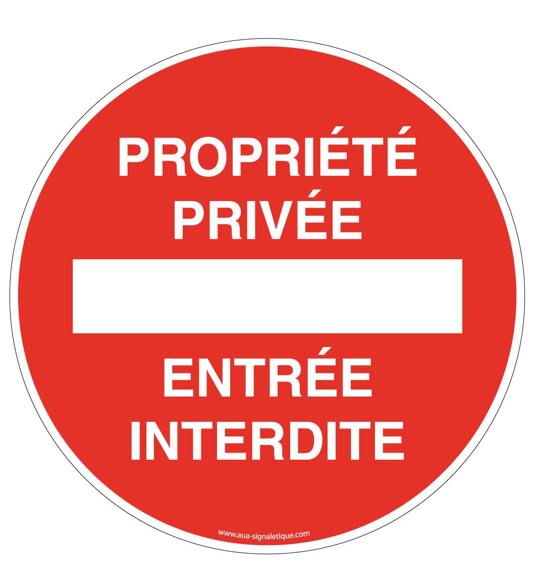 AUA SIGNALETIQUE 201429-R-BS-p-180 Product Information: Sign, Multicolored, Ø 180 mm