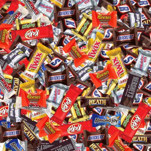 Assorted Bulk Chocolate Mix Snickers, Kit Kat, Milky Way, Twix, 3