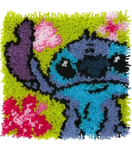 PATIKIL Latch Hook Pillow Kit For Beginners - 20x20 Inch DIY Craft Home Decoration - View #12