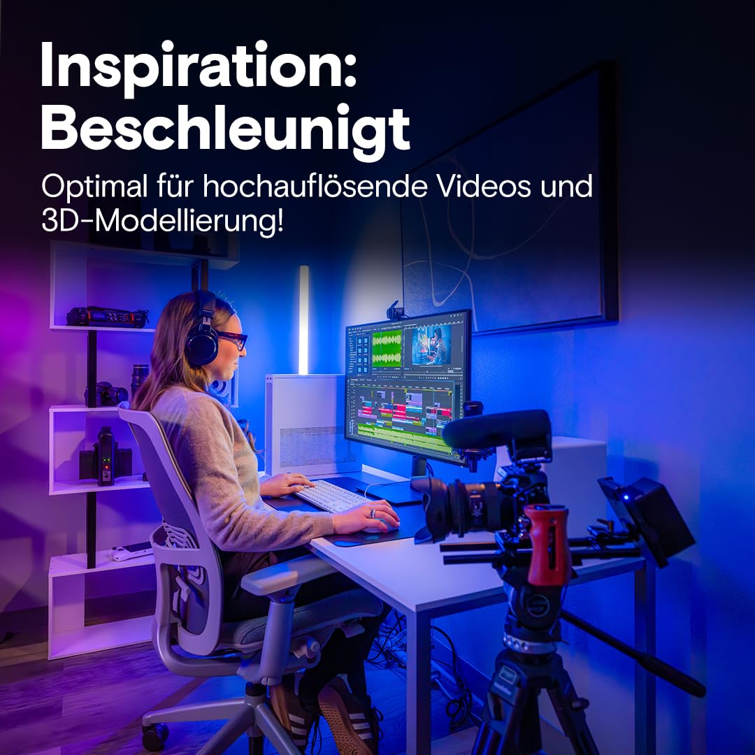 Crucial T710 SSD 4TB M.2 NVMe PCIe 5.0 x4 Gen5, bis zu 14.500 MB/s Lesen, 13.800 MB/s Schreiben, für Laptop und Desktop PC, TLC NAND, Interne Festplatte - CT4000T710SSD8-01 6