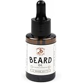 True Grit Tallow John Wayne Inspired Beard Oil - Ash and Oath Scent - Earthy Beard Conditioner with Jojoba &amp; Elderberry Oils - 1 fl oz