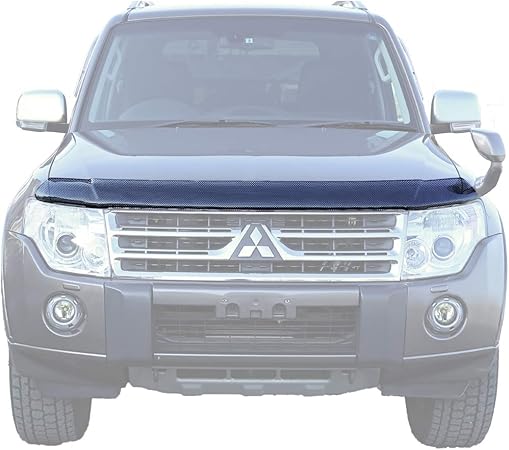 Amazon Co Jp パジェロ バグガード ボンネットプロテクター 虫除け カーボン カスタム パーツ 三菱 Mitsubishi V9 V8 日本語取付説明書付 Airplex ニュージーランド製 車 バイク